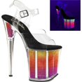 thumbnail image 3 of Women's Pleaser Flamingo-808 Rhinestone Ankle Strap Sandal, 3 of 3