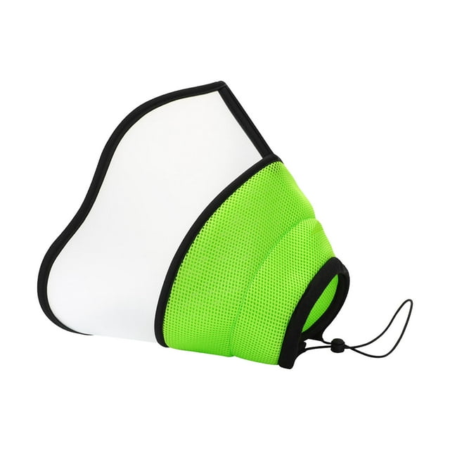 Collar de recuperación para perro, gato, cono, gato, gatito, para baño de mascotas, aseo de cachorros, gatito XL Verde Fluorescente Yuyangstore Cono de gato