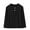Black, variant on OVBMPZD Undershirts for Girls Boys Long Sleeve Black Basic Crewneck Button Solid Color Blouses Tops for Girls Size 3-4