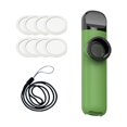 thumbnail image 4 of Flauta Kazoo y cordón de acompañamiento Musical CUTICAT con diafragma de flauta Kazoo tono ajustable para adultos amantes de la música Premio de regalo Verde, 4 of 8