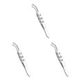 thumbnail image 2 of Seitruly Pinzas de precisión para párpados, Clips de limpieza reutilizables para masaje de ojos, herramientas portátiles con mango Type1 NO1, 2 of 6