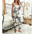 thumbnail image 2 of Eternatastic Women's 3 Piece Knit Lounge Set Pajama Long Sleeve Cardigan Sleeveless Top Pants Sweatsuit Pjs Sets, 2 of 6