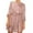 Rose Gold, variant on Women'S Holiday Party Sequin Beaded Lace Up Long Sleeved Dress Dresses Women'S Casual Dress Rose Gold M