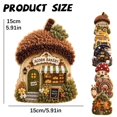 thumbnail image 3 of HomelyJoy Whimsical Village 3D Fabric Poke Art Kit No Sew Cottage Craft Set DIY Storybook House Craft Kits for Adult Beginner Home Decor Handmade Hobby, 1 pc, 3 of 5