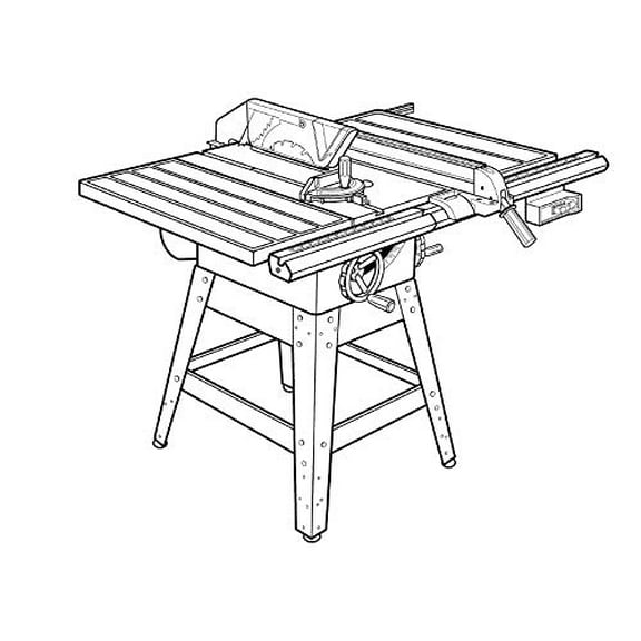 Craftsman 315 Model Series 10" Belt Drive Contractor Table Saw Handwheel Handle Crank 12mm Bore for Blade Tilt or Lift Shaft. (Please See Model List)