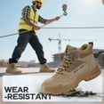 thumbnail image 4 of LAoutun Steel Toe Shoes for Men Lightweight Work Boots Comfortable Safety Boots Industrial Shoe, 4 of 6