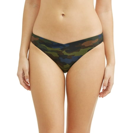 NO BOUNDARIES - Juniors' Camozone V Swimsuit Bottom
