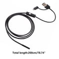thumbnail image 3 of Usb To Usb C, Usb C To Usb, 3 in 1 Usb Endoscope Type C Borescope 7Mm Inspection Snake Camera Hd Ip67 with 6 Adjustabl Leds Tpye-C Interface, Android Interface, and Pc Computer Interfac, 3 of 5