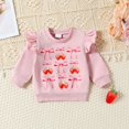 thumbnail image 5 of Coerni Baby Girl Winter Clothes Crewneck Sweatshirts Flower Sweatpants Toddler Fall Halloween Outfits 0 3 6 12 18 24 Months, 5 of 9