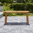 thumbnail image 4 of Waimea Honey Slatted Eucalyptus Wood Patio Dining Table, 4 of 4