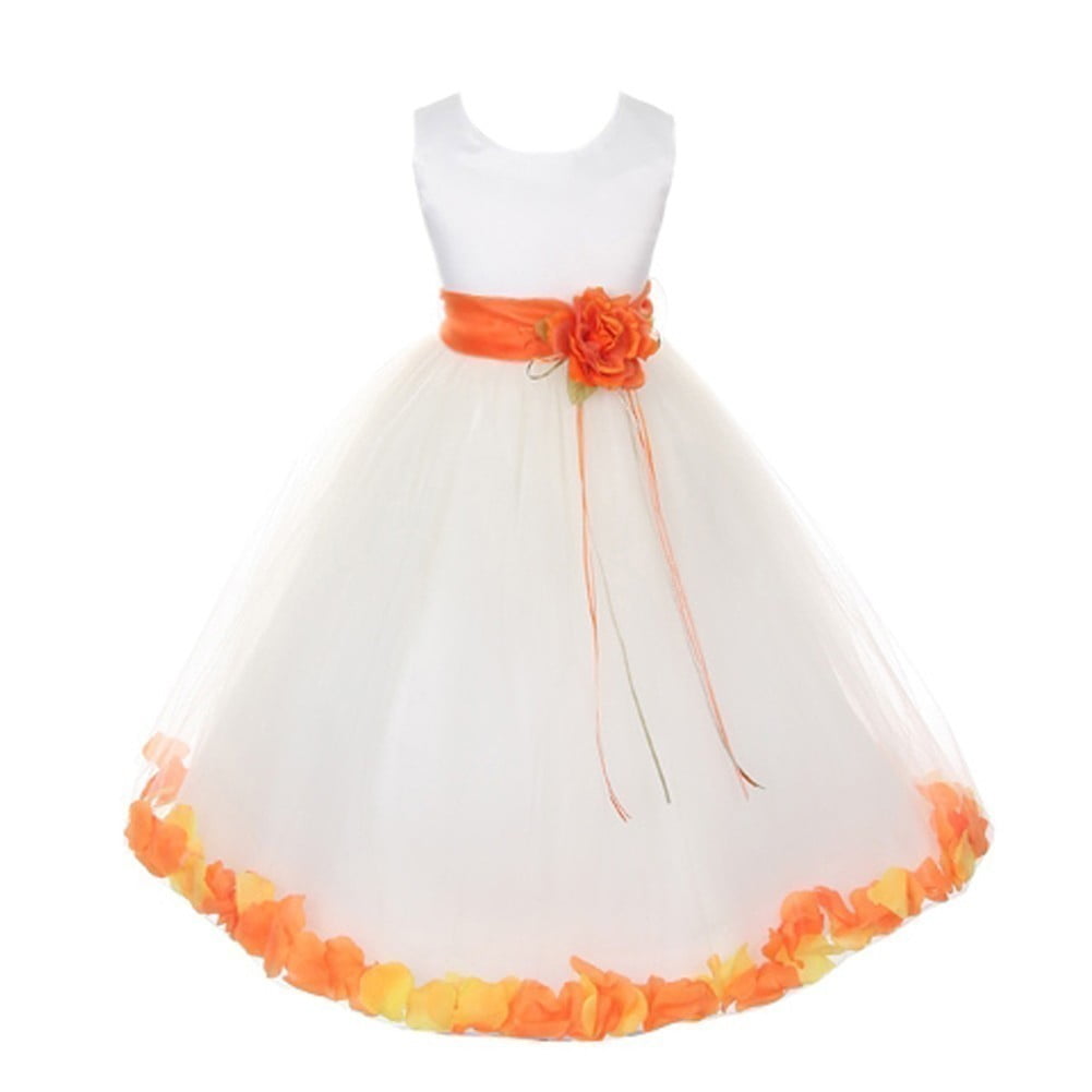 orange dress for little girl