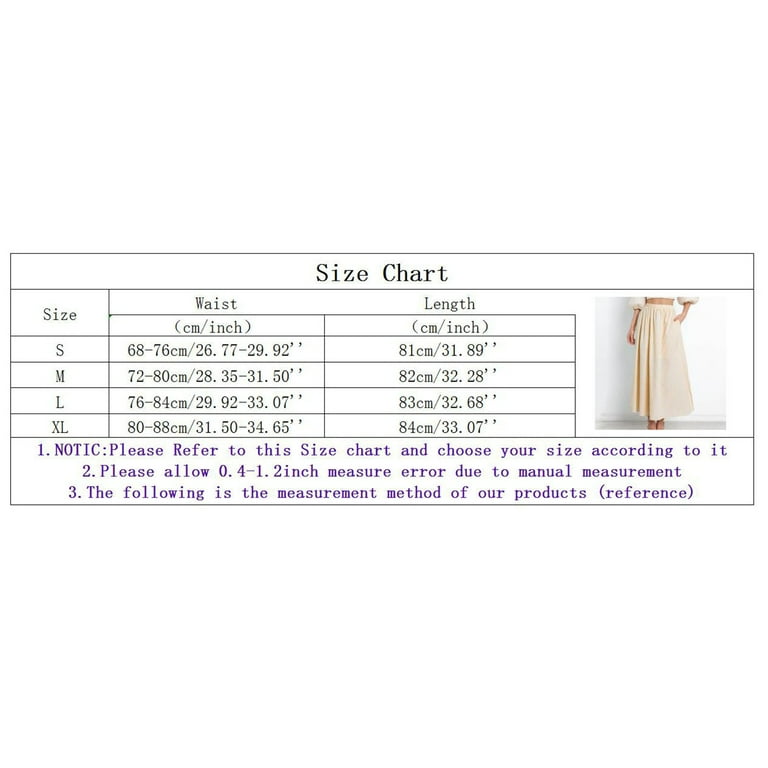 Cotton on skirt bodied size chart