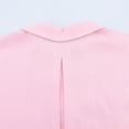 thumbnail image 5 of Babcutegg Womens Blouse with Button Lapel Long Sleeve Tops for Women Pink, 5 of 5
