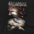thumbnail image 2 of Battlestar Galactica (New) T-Shirt When Cylons Attack Unisex Graphic Tee For Men & Women, 2 of 7