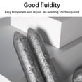 thumbnail image 4 of Low Temperature Universal Welding Rod, Easy Melt Aluminum Welding Rods for Stainless Steel, Iron & Other Metals, Just Need a Lighter(15PCS), 4 of 7