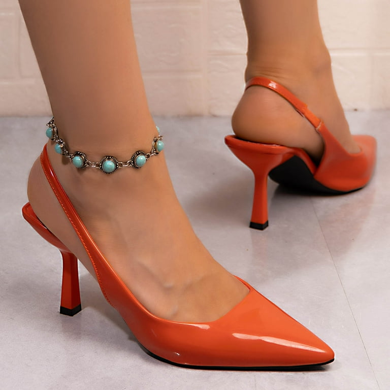 orange dress shoes for wedding Oxfords