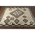 thumbnail image 4 of Hauteloom Minyama Wool Living Room, Bedroom Area Rug - Farmhouse - Black, Charcoal, Cream - 2' x 3', 4 of 6