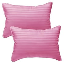 kinder Fluff Toddler Pillow (2-Pack) – The Only 300TC Soft Cotton Pillow with Down Alternative Fill – Hypoallergenic, Machine Washable & Perfect for Kids 2  Years (13x18in, Pink)