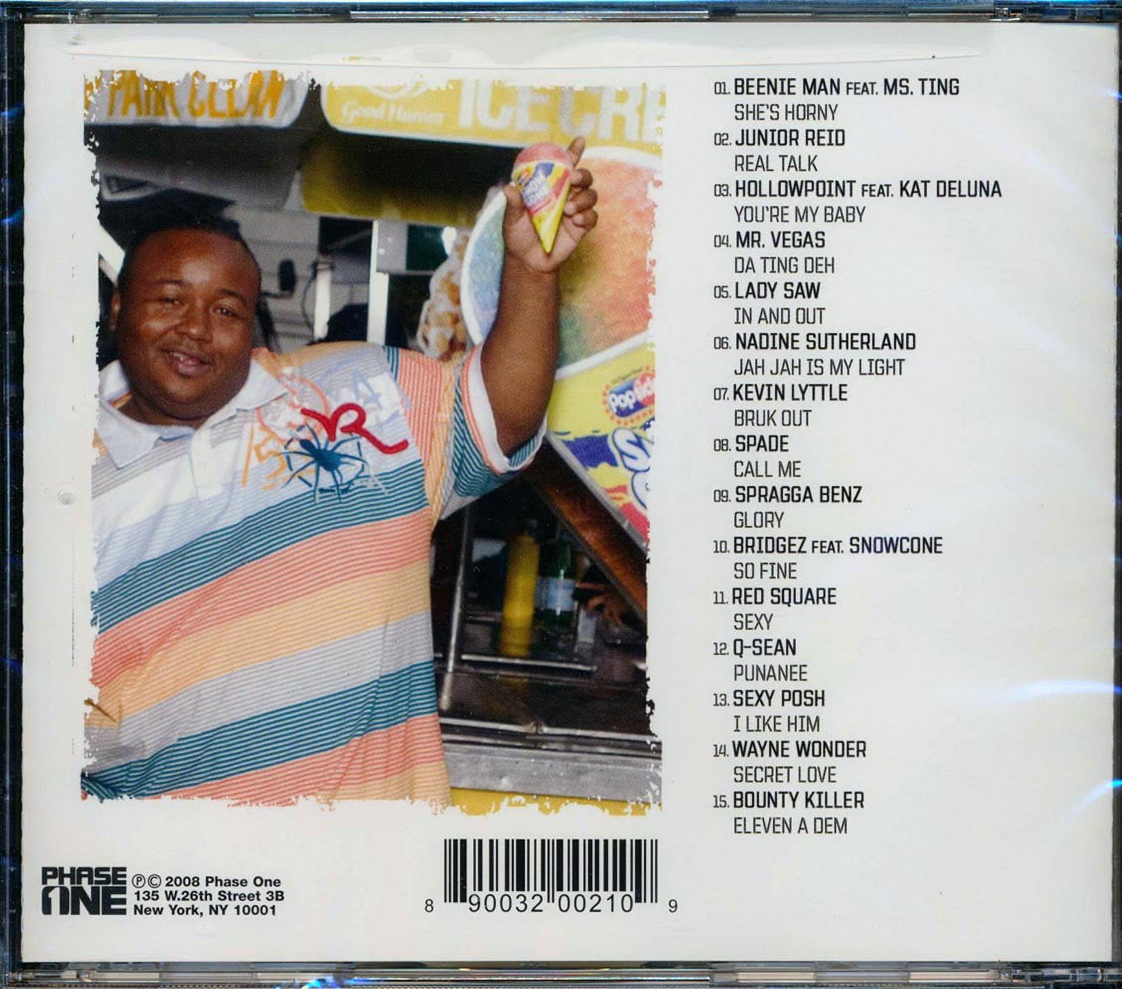 Jr. Reid, Mr. Vegas, Beenie Man, Lady Saw, Etc. - Jah Snowcone Reggae Dancehall Nature - CD - image 2 of 4