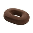 thumbnail image 4 of Silla de almohada de donas cojín cojín hueco fácil de limpiar la silla de cubierta de terciopelo o cojín de anillo para silla de oficina en casa coche Café, 4 of 9