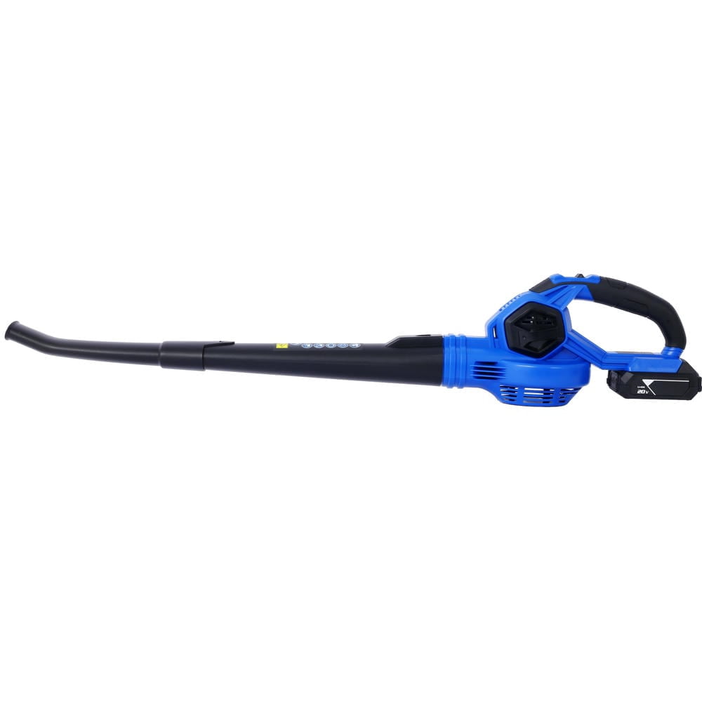 Topcobe 20V Battery Powered Leaf Blowers for Lawn Care, Patio, Blowing Leaves and Snow, Electric Leaf Blower Cordless with Battery and Charger - 2 Speed Mode