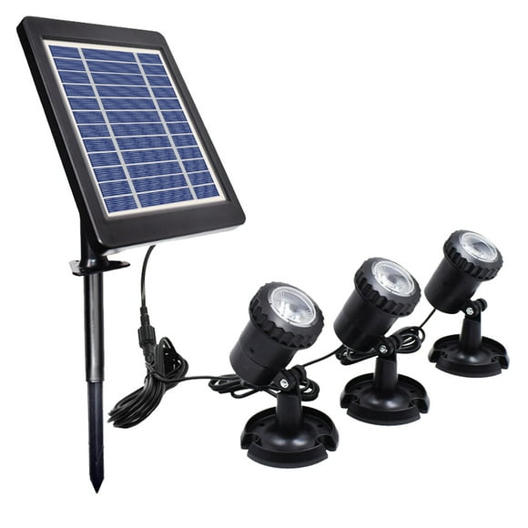 LED Pool Lights Waterproof Solar Powered Garden Pond Light Pathway Walkway Lawn Backyard Landscape Lamp