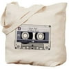 Cafepress Personalized Customizable Cassette Tape Grey Tote Bag