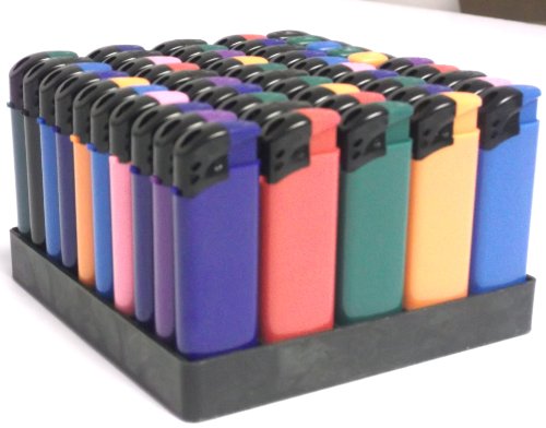 Refillable Electronic Lighter Set Of 5 Pieces D...