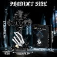 thumbnail image 4 of Dark Gothic Cross Rose Skeleton Building Blocks Set, Adult Gift Home Decor, Lego-Compatible, 496Pcs, 4 of 7