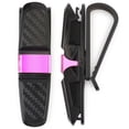 thumbnail image 3 of Spencer 2 Pack Glasses Holders for Car Sun Visor, Sunglasses Eyeglasses Mount with Ticket Card Clip (Rose Red), 3 of 12