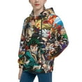 thumbnail image 2 of Anime Boku No Hero Youth Sweatshirt Hoodies Pullover 3D Print Novelty Hooded Hoody Clothes For Boys Girls Teen Clothing, 2 of 7