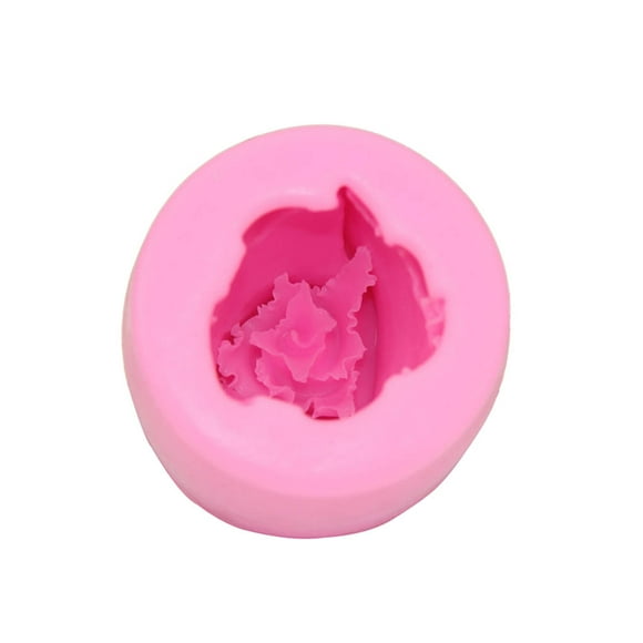 Xingzhi Pink 3D Rose Cookie Food Grade Silicone Soap Mould silicone handmade soap mold DIY Flower Fondant Cake Molds Baking Tool