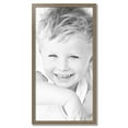 thumbnail image 2 of ArtToFrames 23" x 45" Aged White Gold Picture Frame, 23x45 inch Silver Wood Poster Frame (WOM-2036),  Pack, 2 of 7