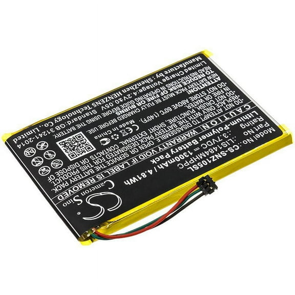 LIS1484MHPPC Battery for Sony NWZ-Z1050, NWZ-Z1050N, NWZ-Z1060, NWZ-Z1070, 1300mAh - sold by smavco