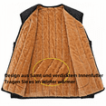 thumbnail image 3 of Warm Fleece Vest Men's Winter Lining Sleeveless Jacket, 3 of 5