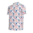 thumbnail image 4 of Wukai American Gnomes Men’s Polo Shirts,Quick-Dry Athletic Shirt,Classic Fit Shirts-Medium, 4 of 8