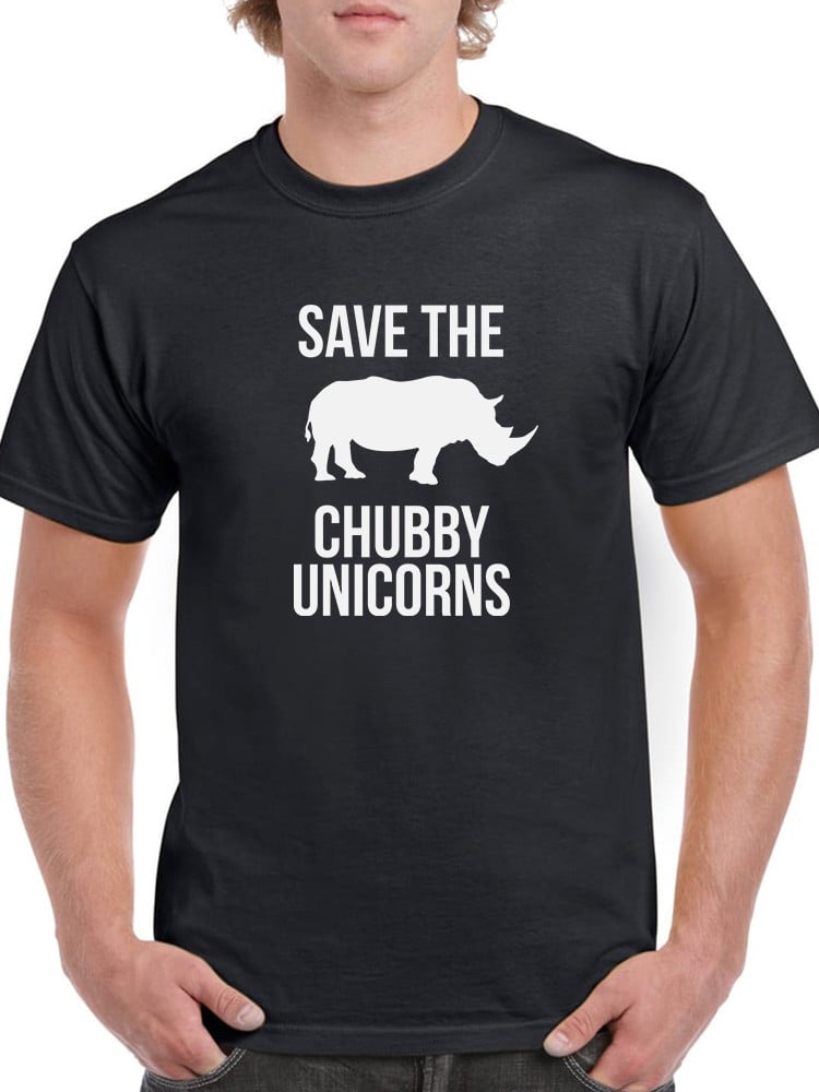 T-Shirt Uomo Urban Backwoods Save The Chubby Unicorns - Maglia Premium 100% Cotone, Vestibilità Regolare, Stampa Fotorealistica