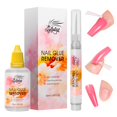 thumbnail image 1 of Eliminador de pegamento para uñas GELLAKTIK, 50 ml, sin acetona, con kit de herramientas para bolígrafo, 1 of 9
