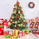 thumbnail image 5 of 15 Piezas de Flores Artificiales de Decoración Navideña de Poinsettia de Navidad, Adornos Decorativos para Árbol de Navidad para Corona de Navidad, Corona de Navidad (Rojo) oso de fresa Electrónica, 5 of 5