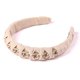 thumbnail image 3 of Diademas anudadas para mujer, diadema para cama, diadema ancha, linda diadema de moda, cintas para el cabello con cadena de Metal, tres colores, 3 piezas, 3 of 5