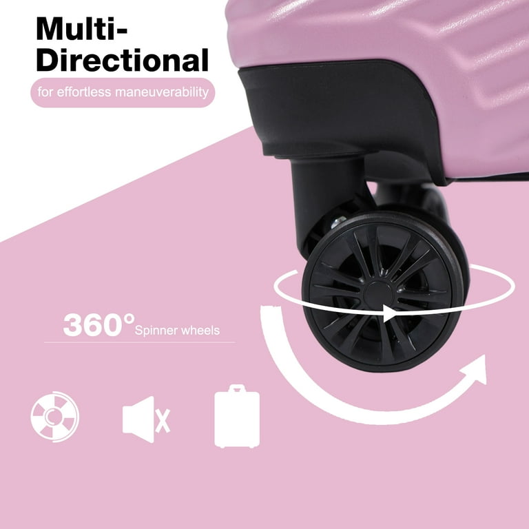 Tripcomp Luggage 3 Piece Set,Suitcase Set with Spinner Wheels