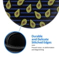 thumbnail image 5 of Disketp Avocado Small Mouse Pad 7.9x7.9 Inches,Washable Round Mousepad For Office Laptop Computer,Non-Slip Rubber Base Mouse Pads For Wireless Mouse, 5 of 8