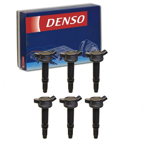 6 pc DENSO Direct Ignition Coils compatible with Ford Fusion 3.0L V6 2006-2012