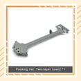thumbnail image 4 of Bewildely Placa de segundo piso para coche teledirigido, placas de Metal para vehículo, juguetes, accesorios modificados, reemplazo de repuestos Kits de construcción modelo Gris oscuro, 4 of 6