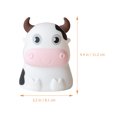 thumbnail image 2 of Cartoon Cow Night Light Baby Night Lamp Silicone Tabletop Nursing Lamp, 2 of 5