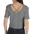 thumbnail image 6 of Inkmeso Regular Street Style Crop Top Scoop Neck Tee For Womens Cotton Tshirt, 6 of 7