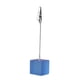 thumbnail image 3 of Clip Para Notas De Papel Con Soporte Para Notas De Alambre En Forma De Cubo - Azul Translúcido, 3 of 7