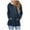 Fall Clothes Navy, variant on Womens Side Slit Long Length Hoodies, Long Sleeve Pullover for Women Fall Fashion Loose Fit Solid Color Drawstring Hooded Sweatshirts with Pockets