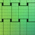 thumbnail image 1 of Ahgly Company Machine Washable Indoor Square Transitional Neon Green Area Rugs, 4' Square, 1 of 7