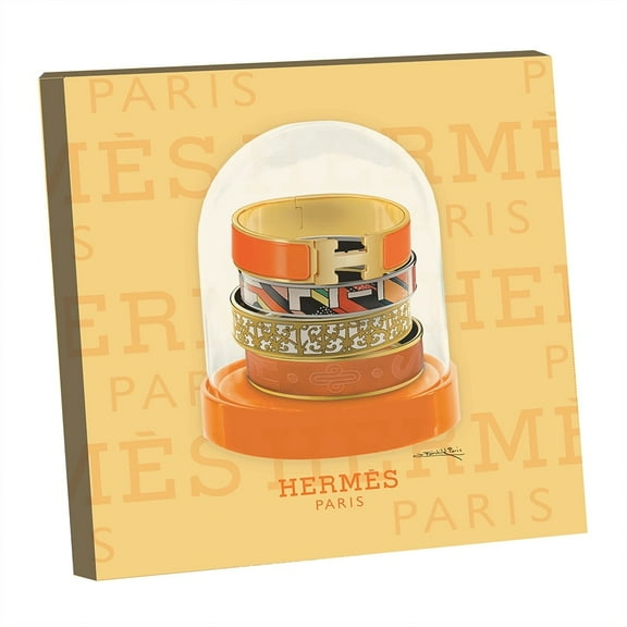 FASHION GLAM BRACELETS SNOW GLOBE - 14"x14" Canvas Artwork 16 x 20